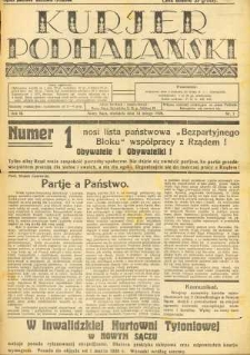 Kurjer Podhalański. 1928, R.3, nr 07