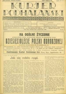 Kurjer Podhalański. 1928, R.3, nr 41