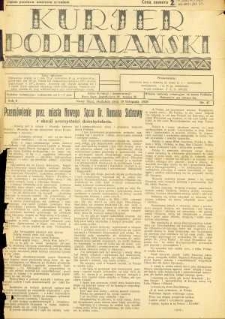 Kurjer Podhalański. 1928, R.3, nr 47