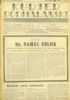 Kurjer Podhalański. 1928, R.3, nr 50