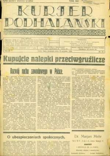 Kurjer Podhalański. 1928, R.3, nr 51