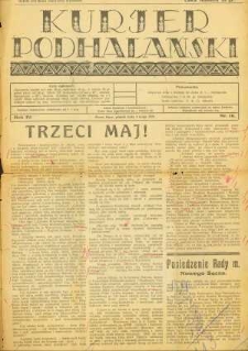 Kurjer Podhalański. 1929, R.4, nr 18