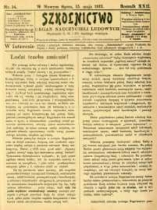 Szkolnictwo : organ nauczycieli ludowych. 1912, R.22, nr 14