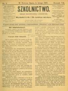 Szkolnictwo : organ nauczycieli ludowych. 1897, R.7, nr 04
