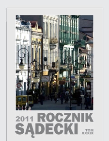 Rocznik Sądecki. 2011 r., T. 39