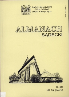 Almanach Sądecki. 2011, R.20, nr 1-2(74-75)