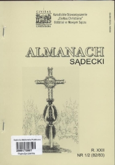 Almanach Sądecki. 2013, R.22, nr 1-2(82-83)