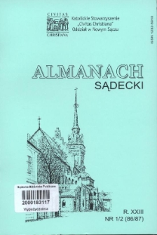 Almanach Sądecki. 2014, R.23, nr 1-2(86-87)