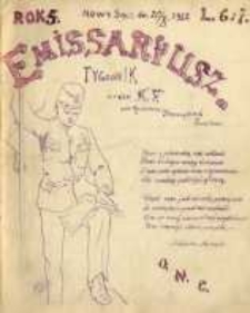 Emissaryusz : tygodnik : organ Koła Filaretów. R.5, 1912, L. 06-07