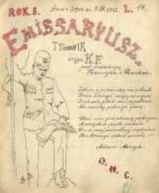 Emissaryusz : tygodnik : organ Koła Filaretów. R.5, 1912, L. 14