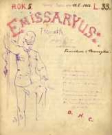 Emissaryusz : tygodnik : organ Koła Filaretów. R.5, 1913, L. 33