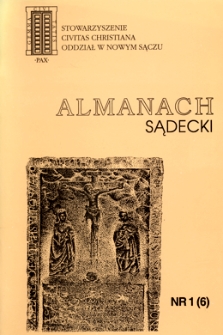 Almanach Sądecki. 1994, nr 1(6)