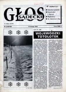 Głos Sądecki. 1993, nr 02(105)