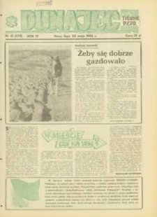 Dunajec : tygodnik PZPR. 1983, R.4, nr 21(133)