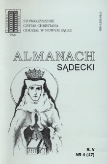 Almanach Sądecki. 1996, R.5, nr 4(17)