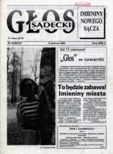 Głos Sądecki. 1993, nr 18(121)