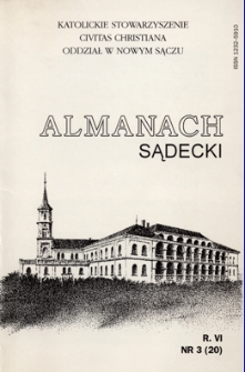 Almanach Sądecki. 1997, R.6, nr 3(20)
