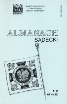 Almanach Sądecki. 1997, R.6, nr 4(21)