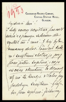List Ady Sari z 1923-11-18