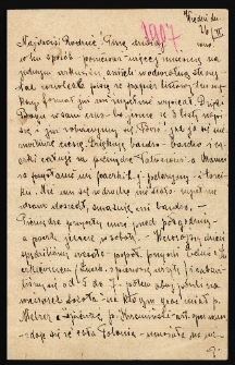 List Ady Sari z 1907-02-26
