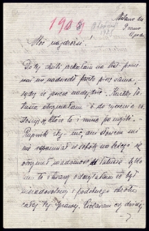 List Ady Sari z 1908-11-09