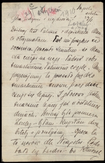 List Ady Sari z 1910-01-29