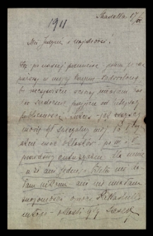 List Ady Sari z 1911-09-17