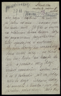 List Ady Sari z 1911-09-10