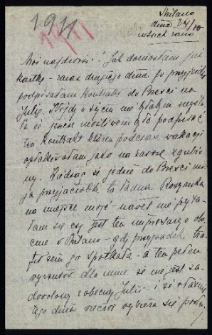 List Ady Sari z 1911-10-24