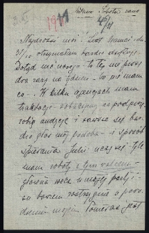 List Ady Sari z 1911-11-06
