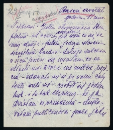 List Ady Sari z 1912-01-29
