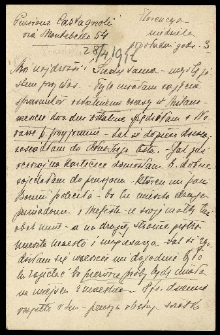 List Ady Sari z 1912-04-28
