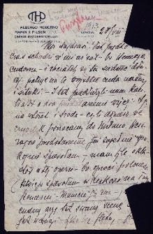 List Ady Sari z 1913-08-28