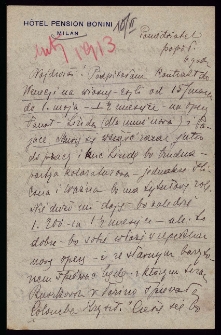 List Ady Sari z 1913-02-10