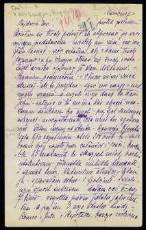 List Ady Sari z 1914-01-31