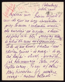 List Ady Sari z 1914-02-14