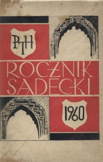 Rocznik Sądecki. 1960 r., T. 4