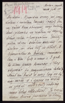List Ady Sari z 1914-04