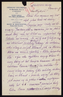 List Ady Sari z 1915-02-15