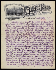 List Ady Sari z 1922-01-15