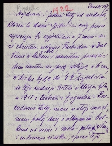 List Ady Sari z 1922-10-18