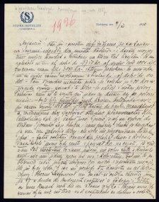 List Ady Sari z 1926-11-04