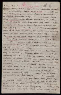 List Edwarda Szayera [ojciec Ady Sari towarzyszący jej w podróżach artystycznych] z 1909-06-16