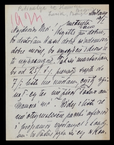 List Ady Sari z 1924-01-13