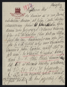 List Ady Sari z 1924-03-19