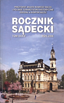 Rocznik Sądecki. 2006 r., T. 34