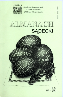 Almanach Sądecki. 2002, R.11, nr 1(38)