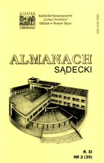 Almanach Sądecki. 2002, R.11, nr 2(39)