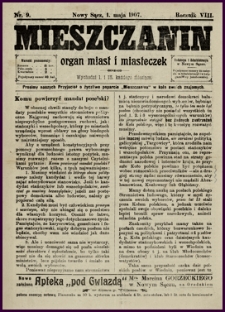 Mieszczanin : organ miast i miasteczek. 1907, R.8, nr 09