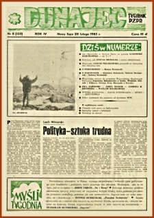 Dunajec : tygodnik PZPR. 1983, R.4, nr 08(120)
